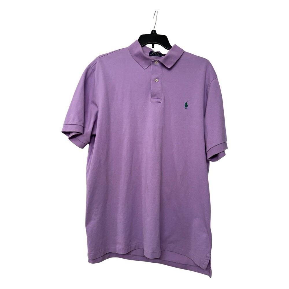 Polo Ralph Lauren Men's 2XLT Big & Tall Short Sleeve Polo Green Pony